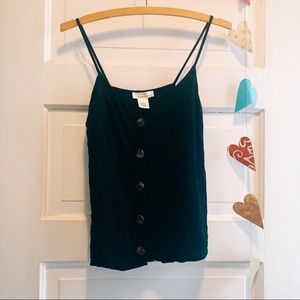 Spaghetti Tank w/Buttons